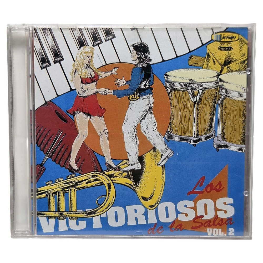 Los Victoriosos De La Salsa Vol. 2 CD Discos Victoria Latin Compilation 1994
